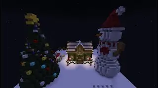 Construção natalina na EnderCraft !!