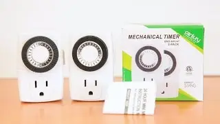 BN-LINK 24 Hour Mechanical Timer with Grounded Pin  BND-60 U47 (2 pack)