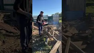 Бесконечно можно убираться, это когда нибудь закончится?😅 #дача #огород