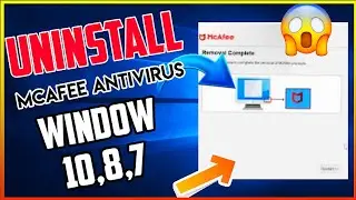 how to uninstall mcafee | how to uninstall mcafee antivirus windows 10, 7, 8 | 2021