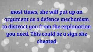 7 Signs She Cheated On You Last Night