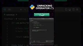 Python Functional Arguments (*args) | Productivity Tip 
