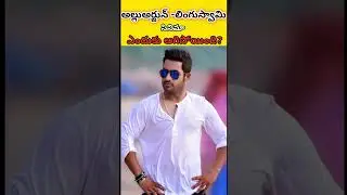 అల్లుఅర్జున్ లింగుస్వామి సినిమా ఎందుకు ఆగిపోయింది Why AlluArjun LinguSwamy movie Shelved #alluarjun