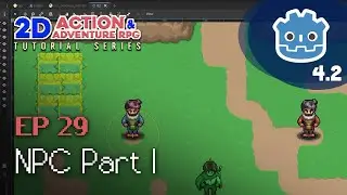 NPC Part I // E29 // Make a 2D Action & Adventure RPG in Godot 4