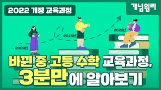 2022개정 교육과정, 이렇게나 달라졌다고...?