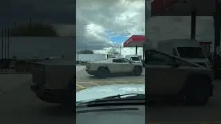Saw my first #cybertruck in person 🤢