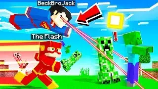 Playing MINECRAFT As The STRONGEST SUPERHERO! (overpowered)