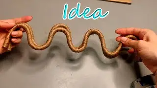 🔊 DIY wire and cardboard craft idea