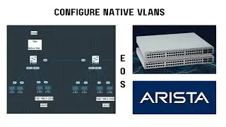 3.How to configure Native Vlan in Arista ? | EOS switch !
