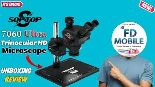🔬 Soptop 7060 Ultra Microscope Unboxing & Full Review | Professional Mobile Repair Microscope Test