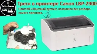 Треск в принтере canon lbp2900.