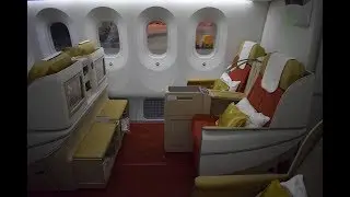 Mit der Air India 787 Business von London nach Delhi