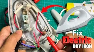 How to Fix Electric Dry Iron That Won’t Heat | Easy DIY Repair Dry Iron at Home | Disassembly Guide