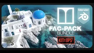 FAC-PACK Archviz Libraries for KitOps in Blender