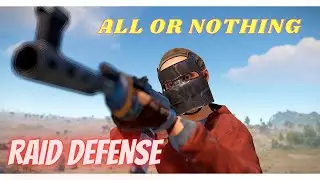 RUST COMPETITIVE - INSANE RAID DEFENSE 4v8+ ( 150+ Rockets )