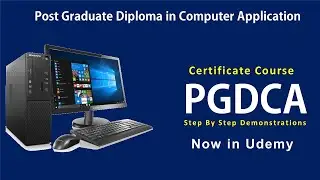 #online #pgdca #dca #education  Post Graduate Diploma in Computer Application (PGDCA) #udemy #free
