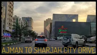 AJMAN TO SHARJAH ROAD DRIVE 🇦🇪  JUNE 2024( ‎@irfanasghar9999  )