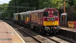 Class 20007, 20148 & 20048,1Z20. Smethwick Rolfe Street, 10/6/22