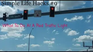What to do at a red traffic light