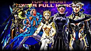 Top 5 Most powerful Power Full Heroins In Aman Gamer Videos | MS-PATHAAN | #amangameryt
