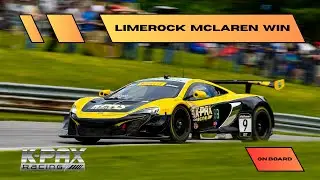 McLAREN GT3  WINS at LIMEROCK PARK