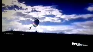Parachute crash landing