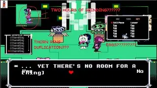 The Deltarune Speedrun Where You Buy 48 Thorn Rings