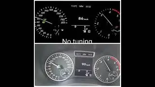 B180 cdi 1800cc 109cv VS mappatura TopTuning