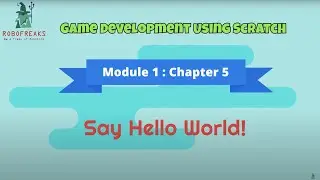 Hello World!! | Introduction to Scratch 3.0