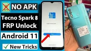 TECNO SPARK 8 KG6 Frp bypass  Google Account Bypass TECNO Kg6 FRP UNLOCK 🔓