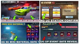 🔴UC Dhamaka Event Explain // Bgmi AG Currency Mini Material kab aayega // bgmi me uc station date