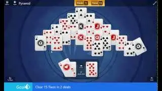 Pyramid\Medium II - Clear 15 Twos in 2 deals