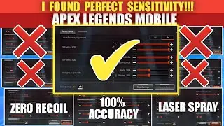BEST NEW SENSITIVITY | Apex Legends Mobile Sensitivity Settings | Gyro Sensitivity | Apex mobile