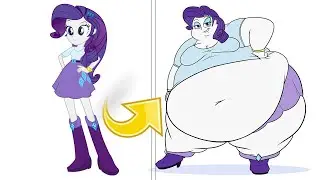 Equestria Girls Rarity as Fat