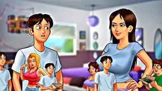 Summertime Saga Roxy,Jenny,Miss Dewitt, Debbie and Erik Let's Playthrough Latest Version