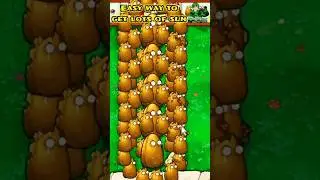 Easy way to get lots of sun - Plants Vs Zombies #shorts #PVZ #pvz2 #Pvzhack #PVZmod #pvz3 #PVZ4