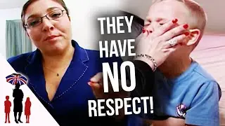 Little girl beats up OLDER brother! | Supernanny USA