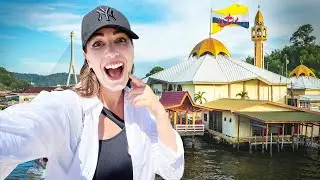 Así es el PUEBLO FLOTANTE más GRANDE del MUNDO 🇧🇳 Visitando KAMPONG AYER 🚣