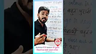Sentence में हम Subject को कैसे ढूंढेंगे? क्या इसमें Subject कहाँ है आप बता सकते हैं? #riell