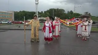 Как встречают теплоходы в Чебоксарах