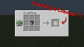 How to craft a COBWEB in Minecraft