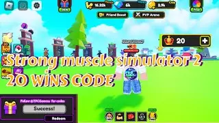 ALL NEW Wins Codes in 💪 Strong Muscle Simulator 2 ! (FREE 20 Wins)! Roblox