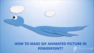 Learn how to make GIF Animated Picture using PowerPoint (stork)