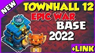 5 New Unbeatable TH12 EXCLUSIVE WAR BASES | WITH COPY LINK IN DESCRIPTION 2022 COC | th12 war base
