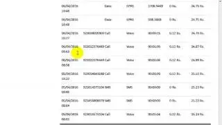 How to check call history of any mobilink number