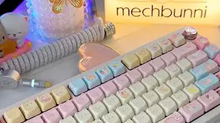 Creamy ASMR | KIIBOOM Cat Paradise Keycaps + Sapphire Switches | QK75 Nice Dream Edition