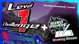 Project: Gaia Drawing Stream + Sonic Frontiers: Level 1 Challenge!