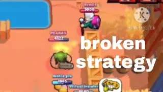Most broken strategy in knockout ( bull + Byron) #brawlstars