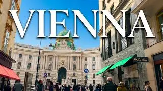 Vienna Walking Tour 2024 I Sisi Museum, Hofburg Palace I Historical Sightseeing Tour I 4K Austria