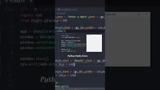 PyQt5 Form code -- Python 
